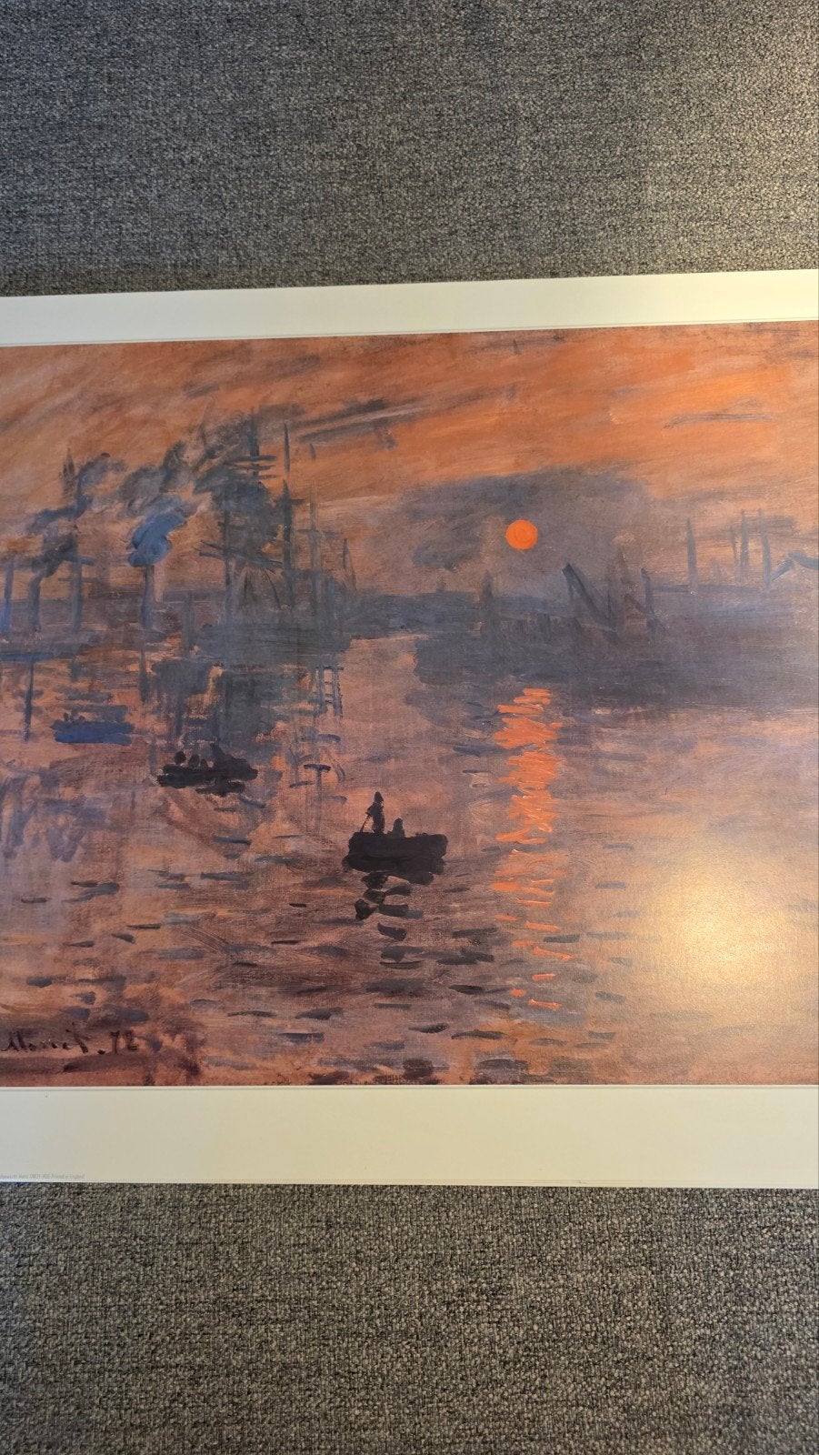 Poster Claude Monet - Impression, Soleil Levant 50x70cm, Ophalen of Verzenden