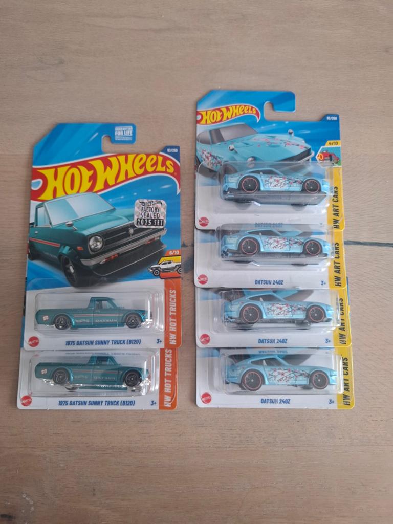 Hot Wheels Datsun mainlines, Ophalen of Verzenden, Nieuw, Auto
