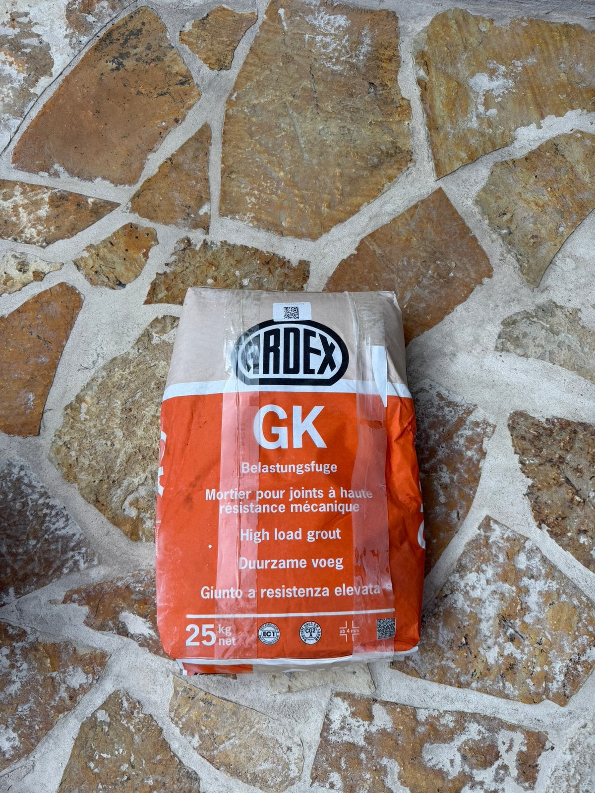 Ardex GK voegmiddel kleur zandbeige 25KG, Ophalen, Overige materialen, Minder dan 20 cm, Zo goed als nieuw