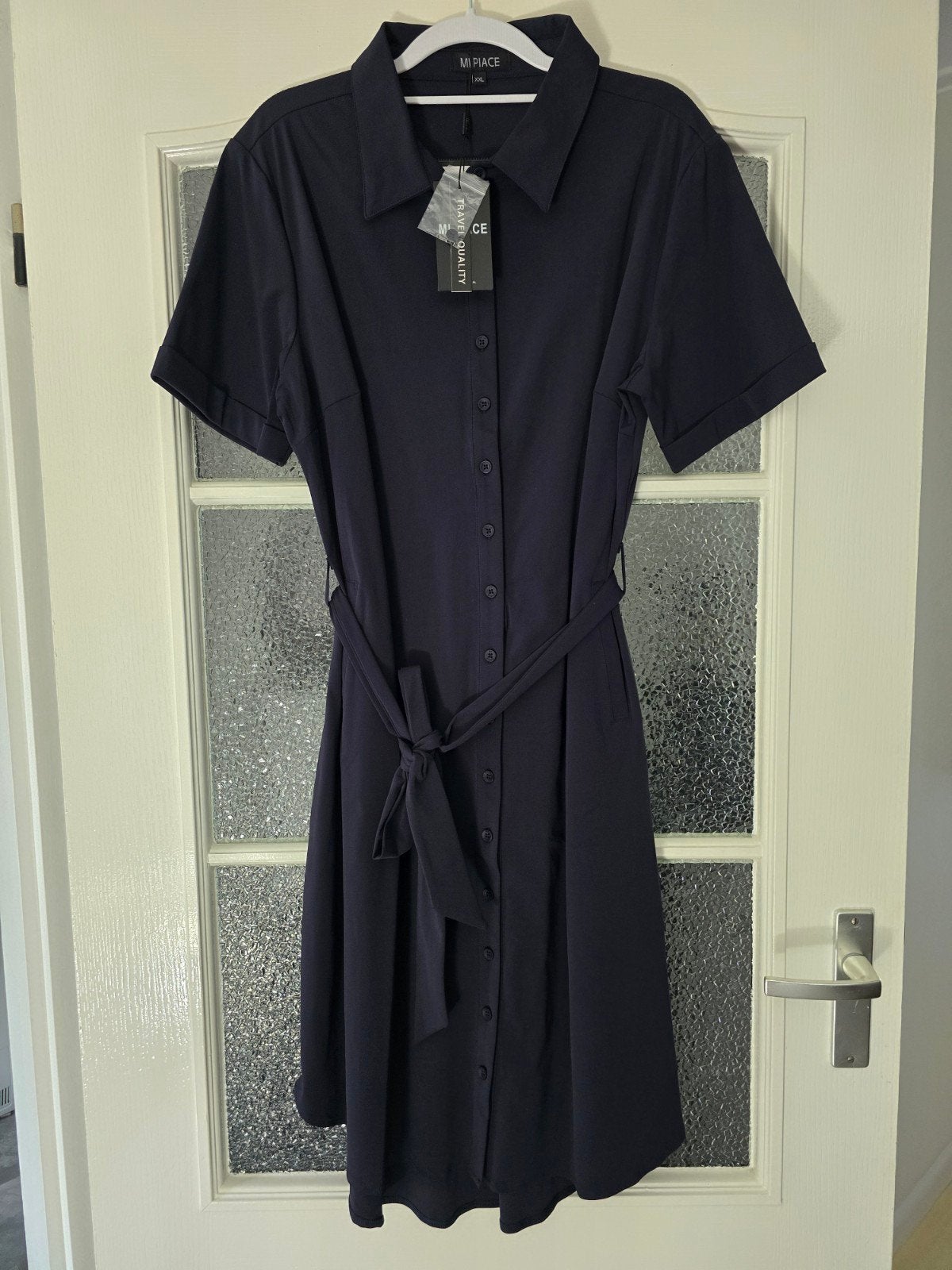 Nieuw mi piace travel xxl jurk donkerblauw, Kleding | Dames, Blauw, Maat 46/48 (XL) of groter, Nieuw, Ophalen of Verzenden