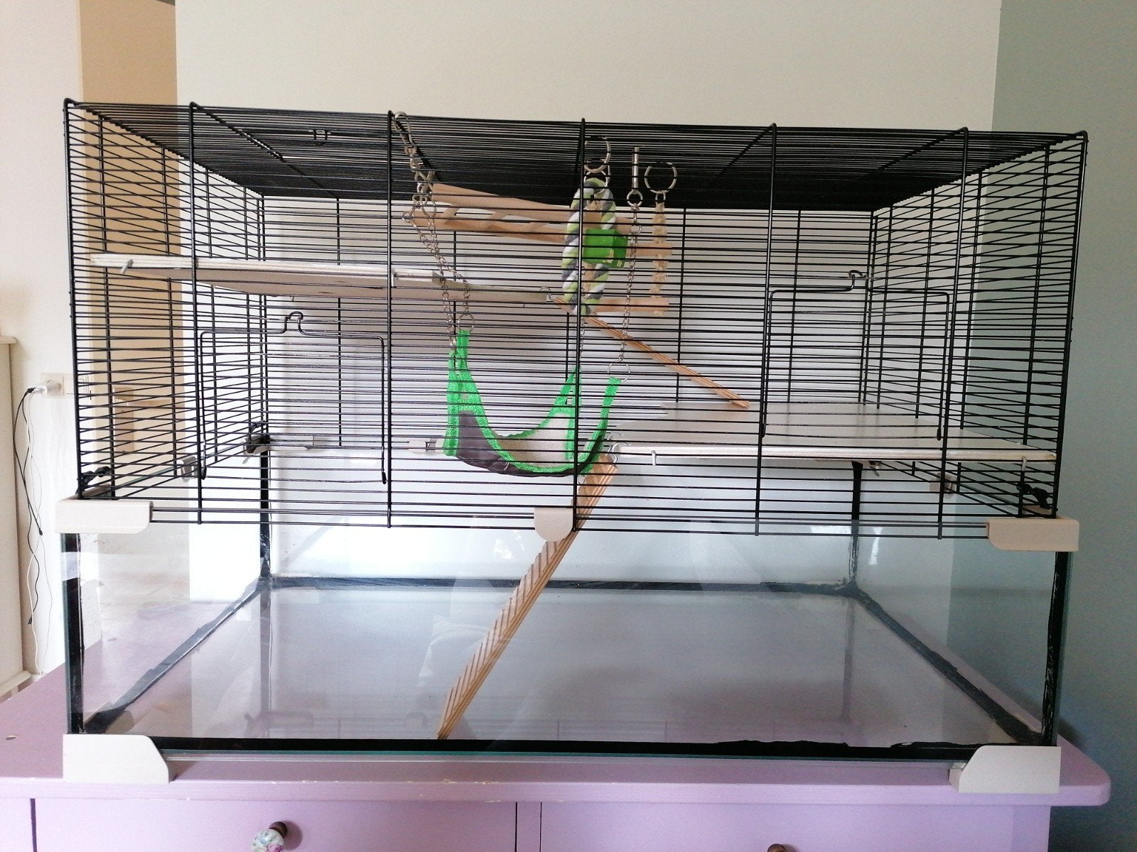 Grote hamsterkooi te koop, compleet ingericht!, Dieren en Toebehoren, Ophalen, Gebruikt, Overige typen
