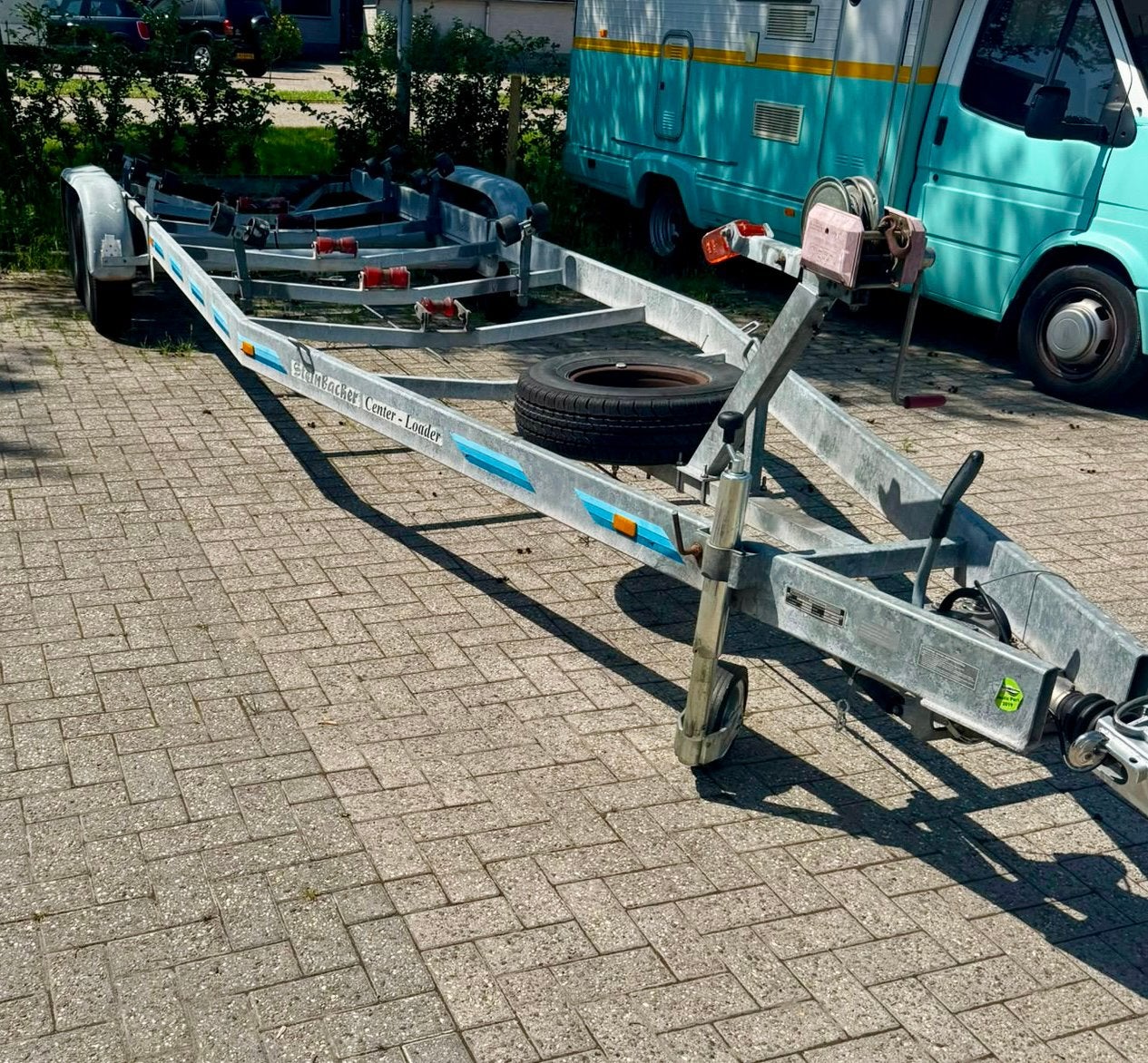 Boottrailer Steinbacher - Lohr 3 ton, Watersport en Boten, Boottrailers, Ophalen of Verzenden, Gebruikt, Overige typen