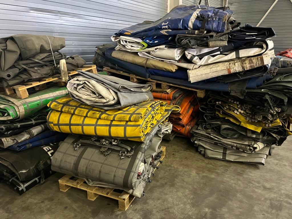 Partij gebruikte vrachtwagen zeilen., Ophalen, Zo goed als nieuw, 15 m² of meer, Zeil