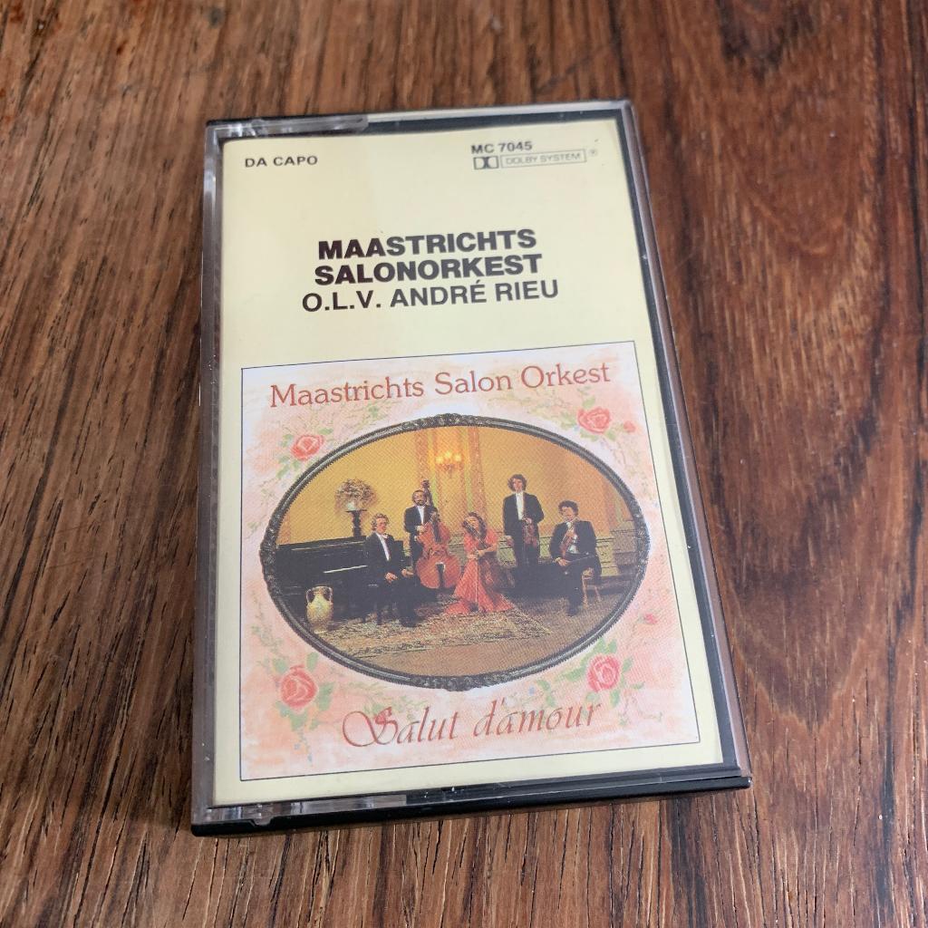 Maastrichts Salon Orkest – Salut D'amour Andre Rieu CASSETTE, Klassiek, 1 bandje, Ophalen of Verzenden, Zo goed als nieuw