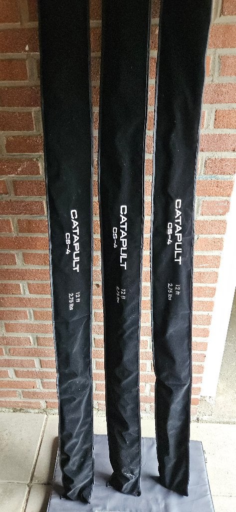 3x sportex catapult cs-4 12ft 2.75 lbs nieuwstaat!, Ophalen, Zo goed als nieuw, Werphengel