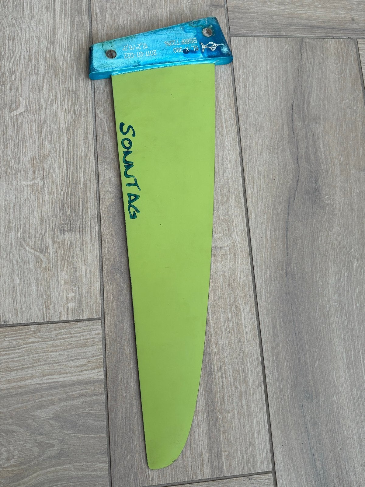 Sonntag SL-X 380 windsurfvin, Watersport en Boten, Windsurfen, Ophalen of Verzenden, Gebruikt, Overige merken, Vin