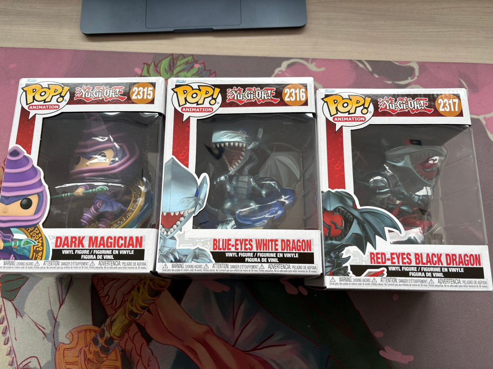Funko Pop! Dark Magician blue-eyes red eyes 2315 2316 2317, Funko Europe, Ophalen of Verzenden, Zo goed als nieuw, 4th floor, 1 Queen Caroline St, London W6 9YN, Verenigd Koninkrijk