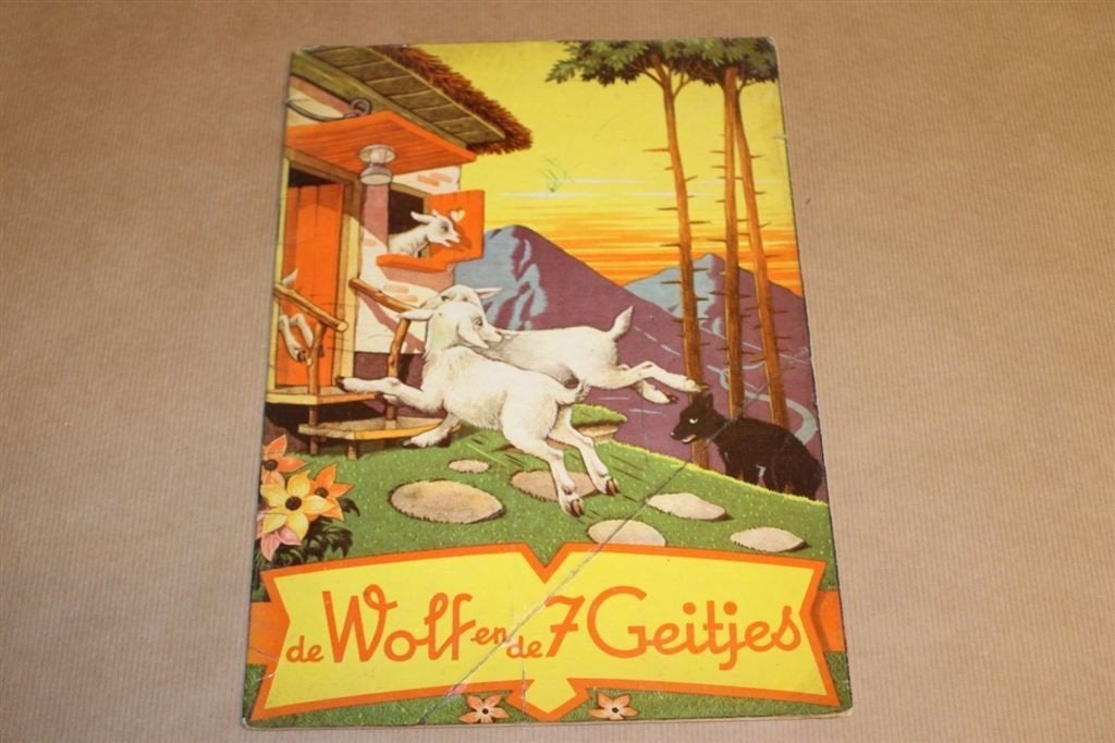De Wolf en de 7 Geitjes - Circa 1950, Ophalen of Verzenden, Gelezen