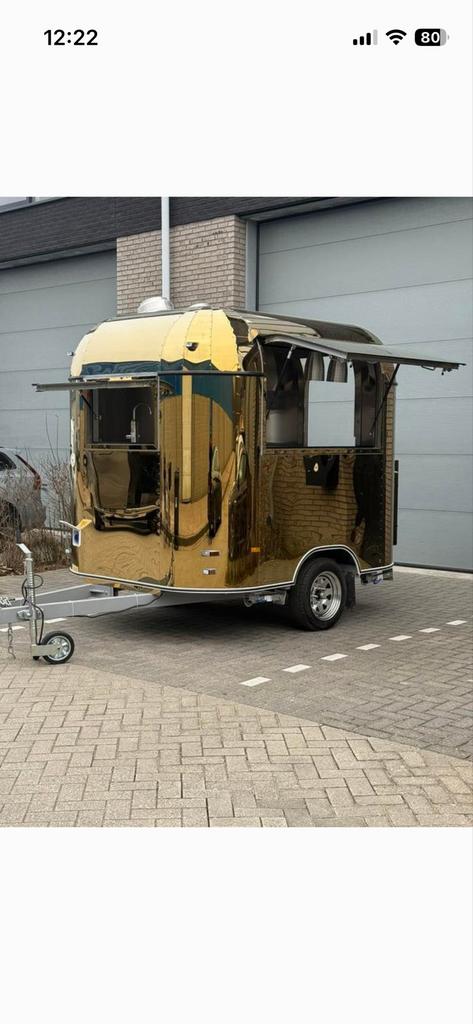 Luxe Gouden Foodtrailer te huur., Ophalen, Nvt, Nvt, Nvt