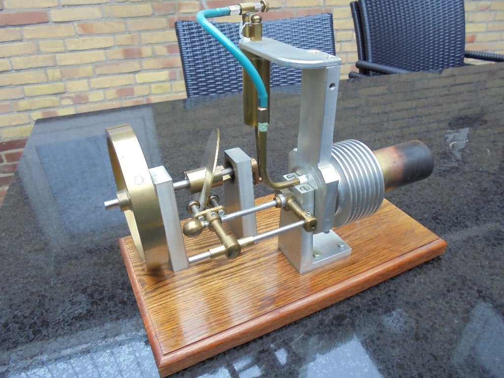 Modelbouw machine, stoommachine, stoom machine, Stirling., Ophalen, Gebruikt, 1:32 tot 1:50