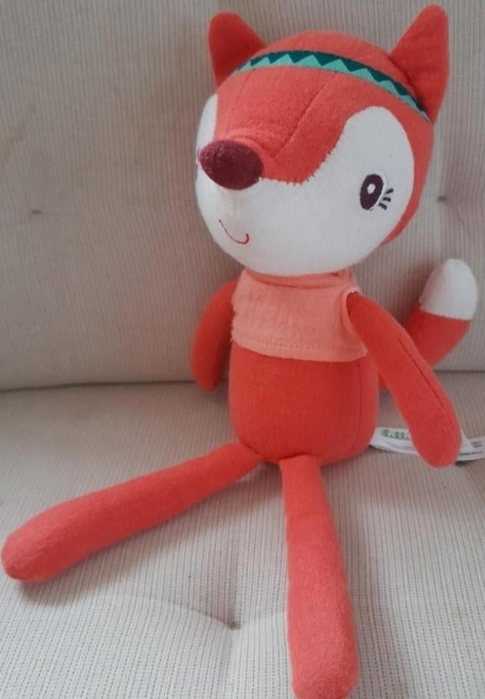 Lilliputiens Alice vos knuffel ZGAN, Oranje, Ophalen of Verzenden, Zo goed als nieuw, Middelgroot (20 tot 80 cm)