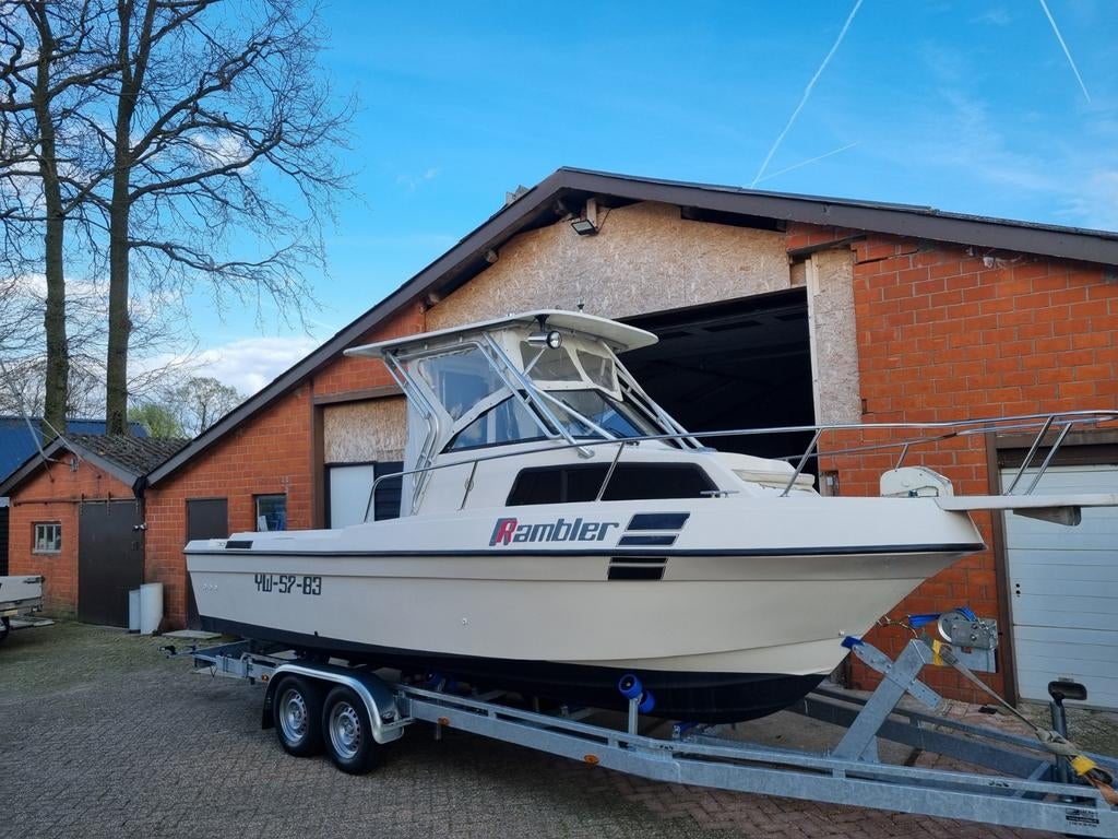 Renken 240pk yamaha met 510uur, Watersport en Boten, Vis- en Consoleboten, Overige merken, Gebruikt, Binnenboordmotor, 240 pk