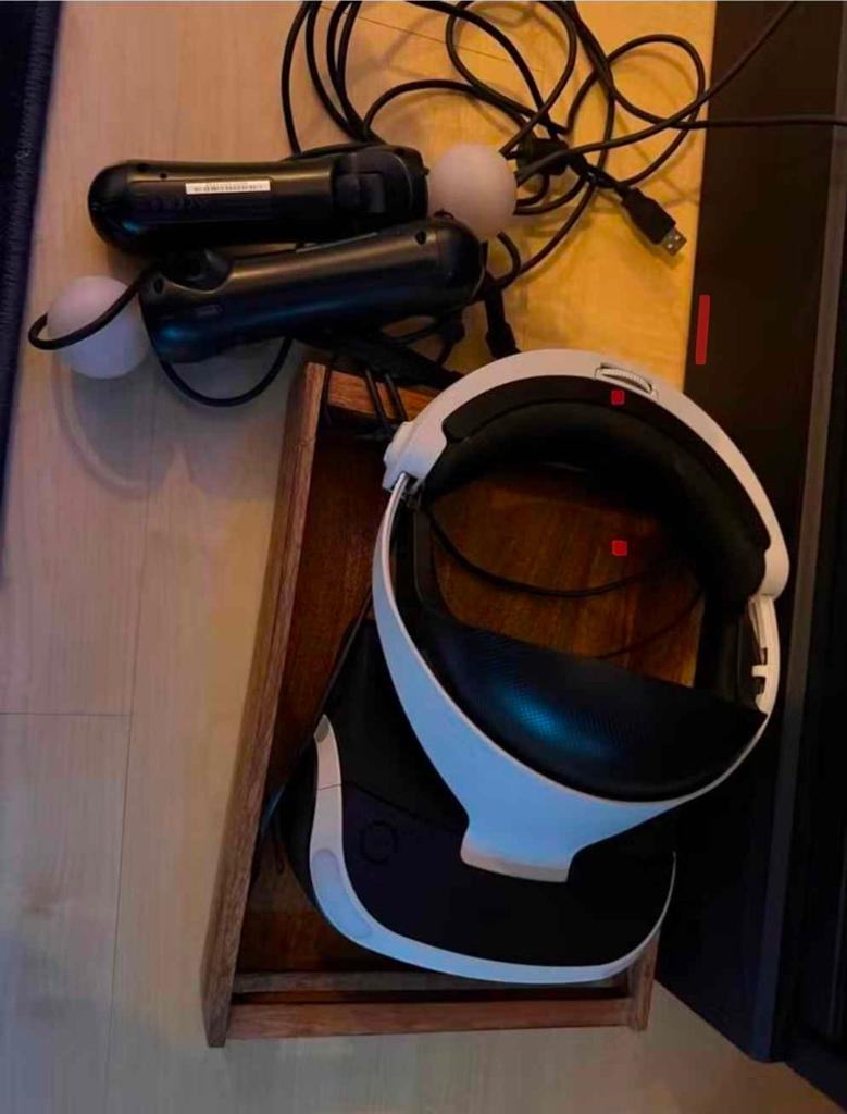 PlayStation VR-set met controllers en 5 games, Ophalen, Zo goed als nieuw, VR-bril, Sony PlayStation