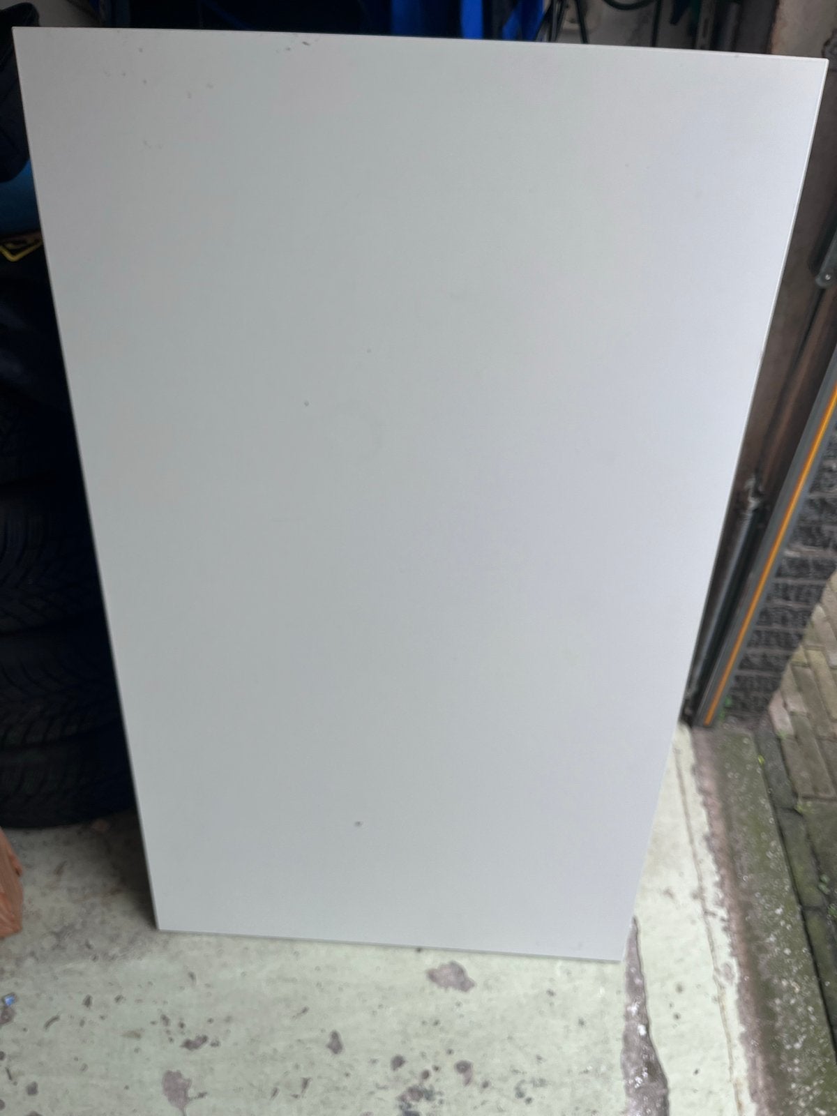 IKEA wit bureau of tafel, Huis en Inrichting, Ophalen of Verzenden, Gebruikt, Rechthoekig, Overige materialen