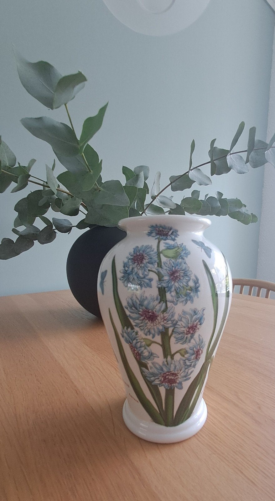 PORTMEIRION Vaas Botanisch/hyacinten, Ophalen of Verzenden, Zo goed als nieuw, 17 cm
