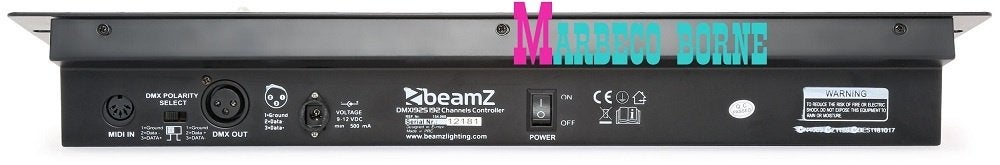 DMX Controller 192-Kanaals, Licht mixer, DMX-192S New, Nieuw, Info@marbeco.nl, BeamZ, Licht