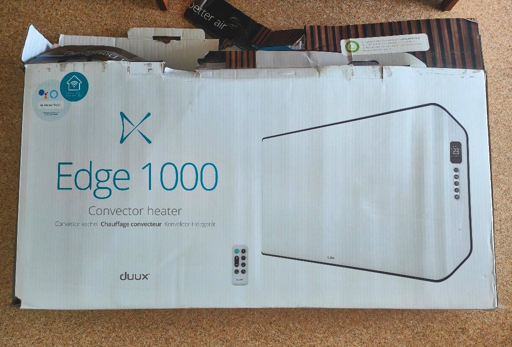 Duux edge 1000 smart convector heater, Ophalen, Zo goed als nieuw, Elektrisch, Overige soorten