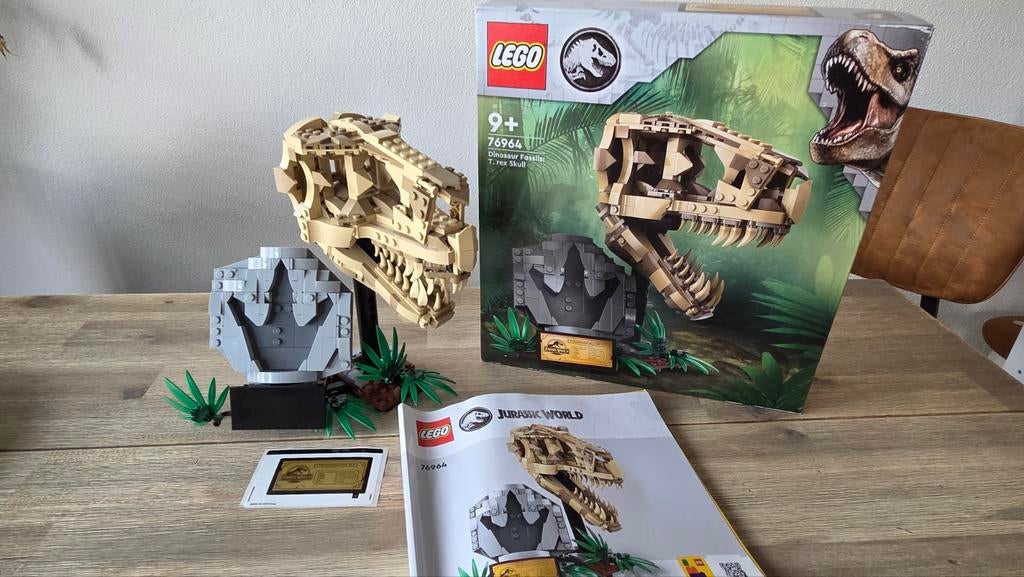 LEGO 76964 Jurassic World T-Rex Schedel Display (76964), Compleet, Jurassic World, Lego, Ophalen of Verzenden