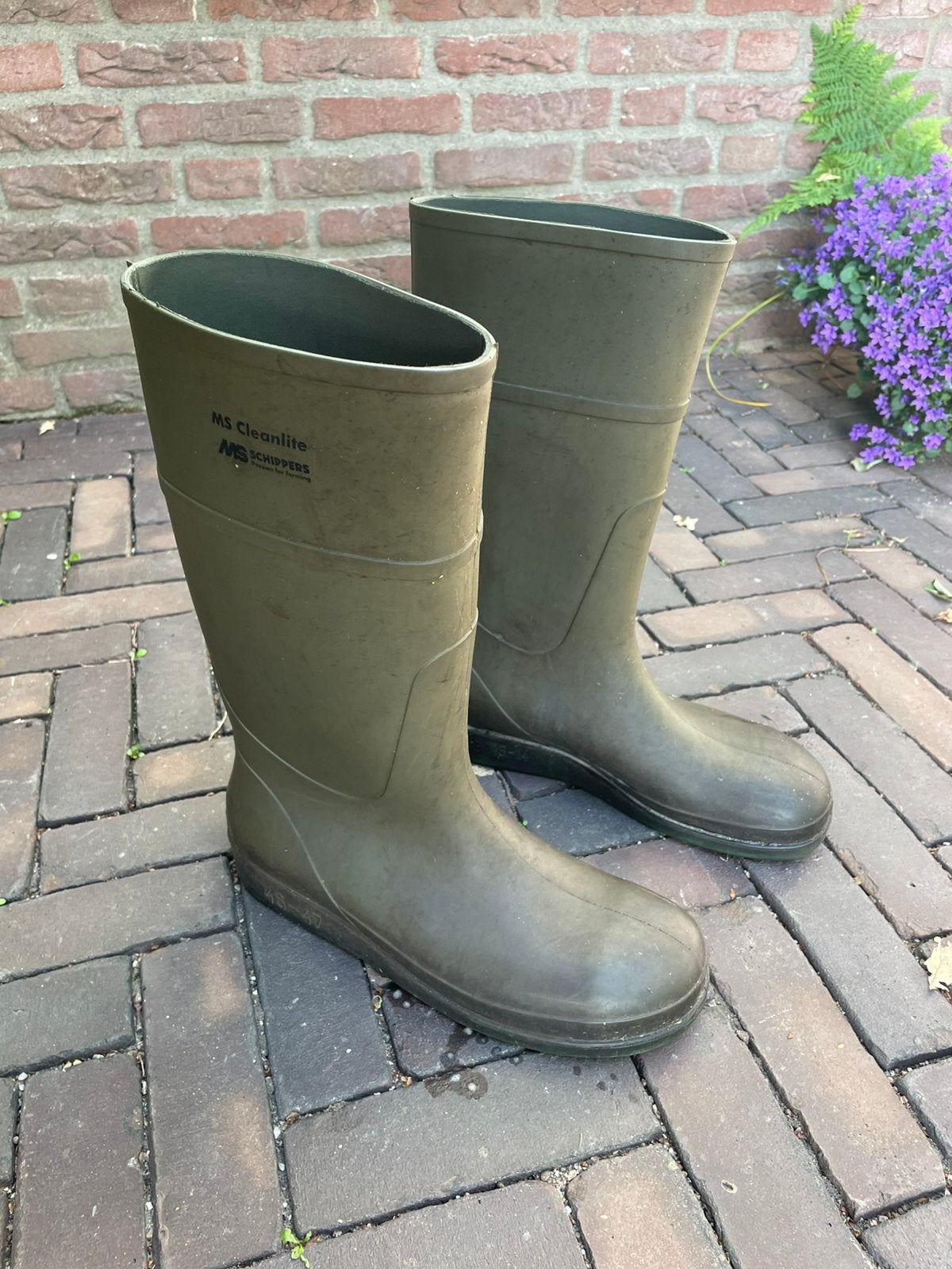 Regenlaarzen maat 47, Ophalen, Zo goed als nieuw