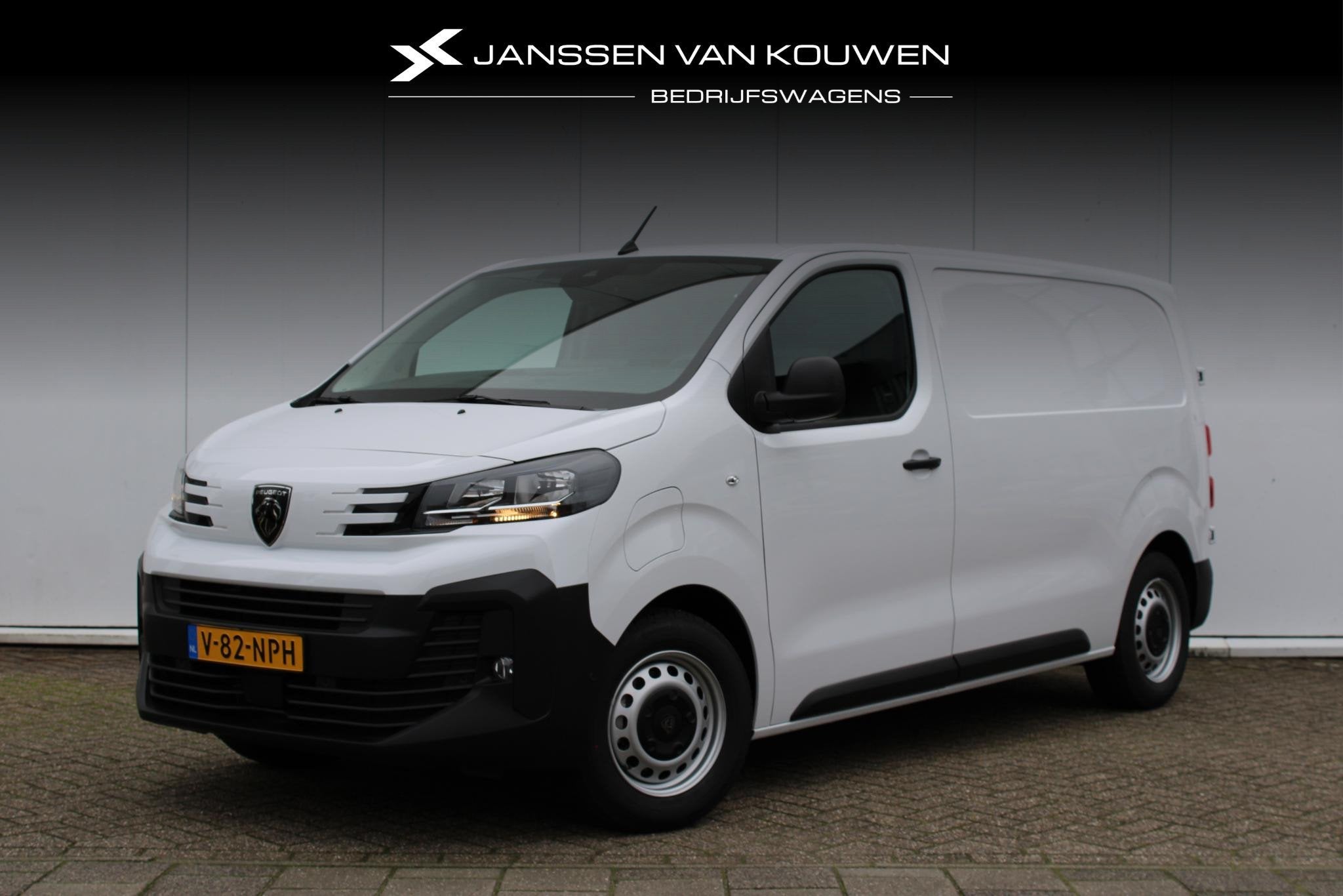Peugeot e-Expert EV L2 75 kWh Navigatie / Carplay / Cruise-C, Auto's, Bestelauto's, 351 km, Wit, Origineel Nederlands, 420 min