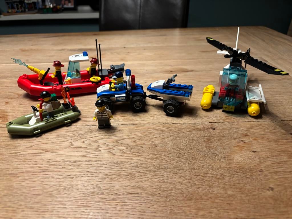 Lego City 60086: Starterset met politie en brandweer, Lego, Ophalen of Verzenden, Complete set, City