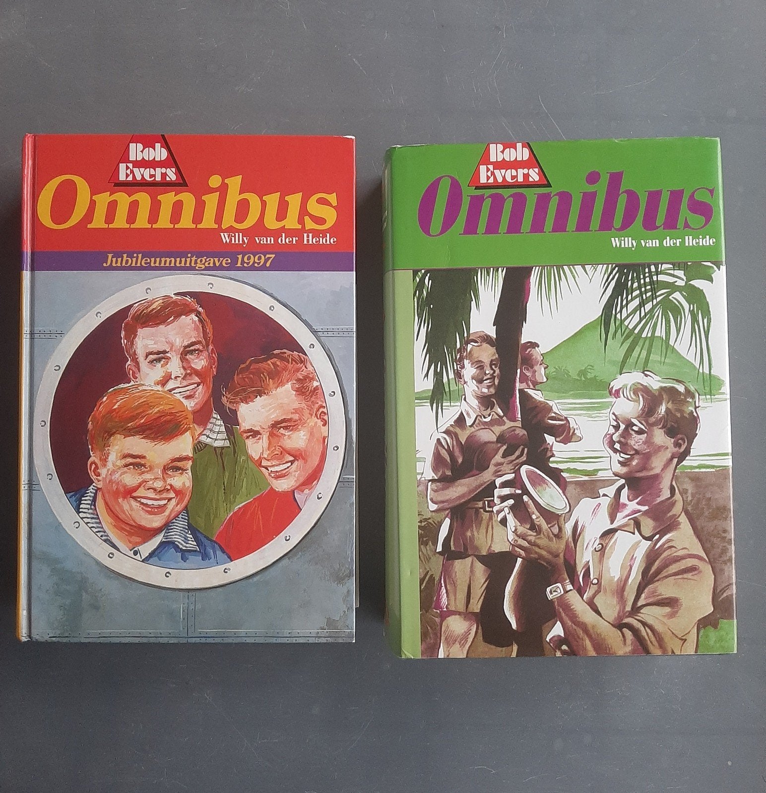 Bob Evers Omnibus (2x) - Uitgave 1987 + 1997, Ophalen of Verzenden, Gelezen, Willy van der Heide