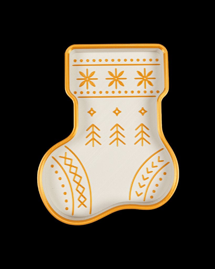 Kerstsok Schaal / Bakje  Kerstdecoratie & Organize, Ophalen of Verzenden, Nieuw