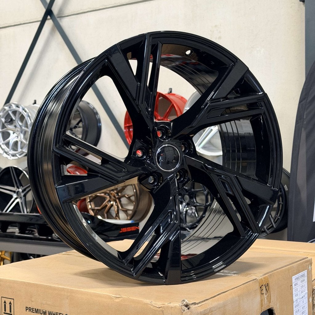 Velgen 20 Inch Audi A6 Q5 Q3 Q4 5x112 Glans Zwart, Velg(en), Nieuw, Ophalen of Verzenden, Info@vibez.pro