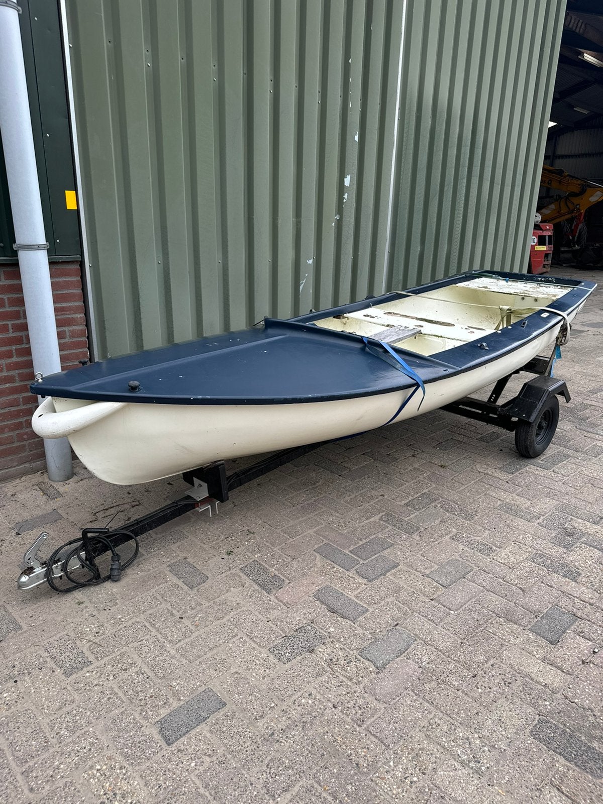 Sloep met 4pk tomos buitenboordmotor + trailer, Ophalen, Gebruikt, Overige typen, Zeilboot of Motorboot