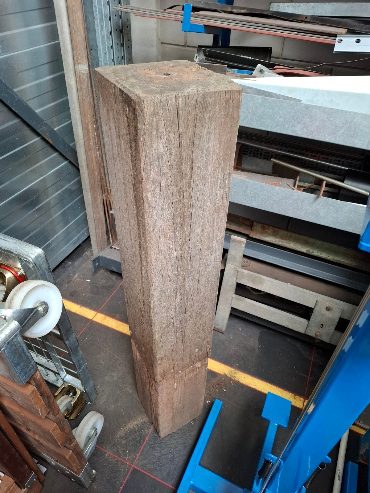 Houten paal, Console voor kunstwerk, Ophalen, Weerbestendig, 1 meter - 2 meter