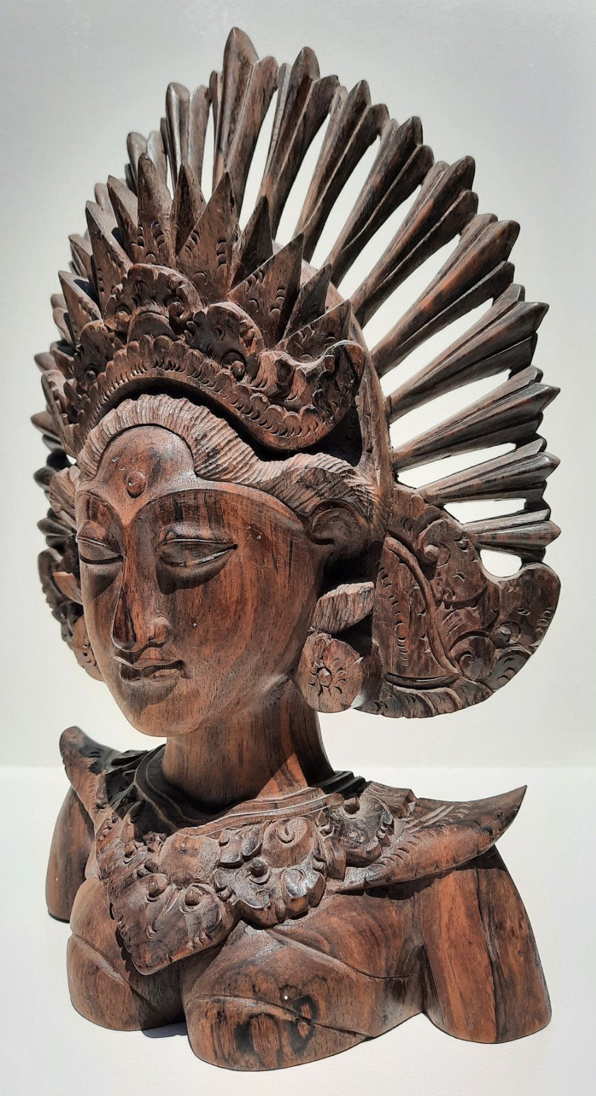 Houtsnijwerk Dewi Sri - Balinese Rijstgodin, Ophalen of Verzenden