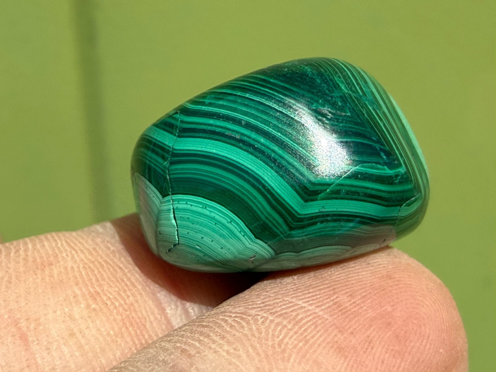 Malachiet broekzaksteen mineralen edelstenen, Verzamelen, Mineralen en Fossielen, Ophalen of Verzenden, Mineraal