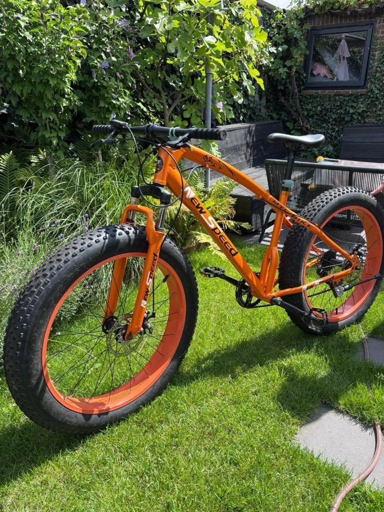 New Speed fatbike 26 inch | mountainbike/cruiser | oranje, Gebruikt, 57 cm of meer, Heren, Ophalen