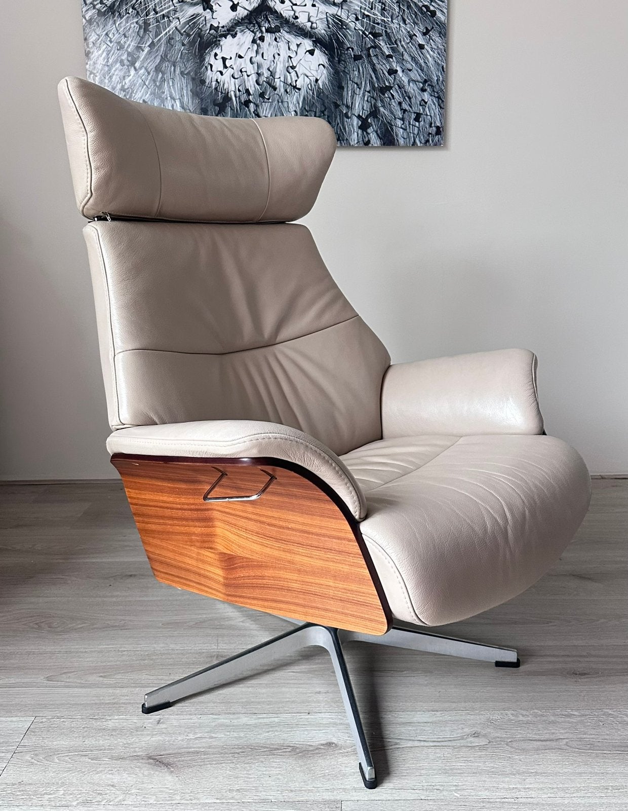 Conform Air design fauteuil, Ophalen of Verzenden, Gebruikt, 75 tot 100 cm, Leer