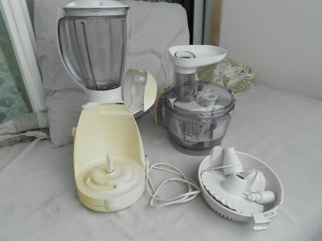 Moulinex Ovatio 3 Duo standaard type AATFTM 500W gebruikt., Minder dan 1 liter, Ophalen, Gebruikt, 3 snelheden of meer