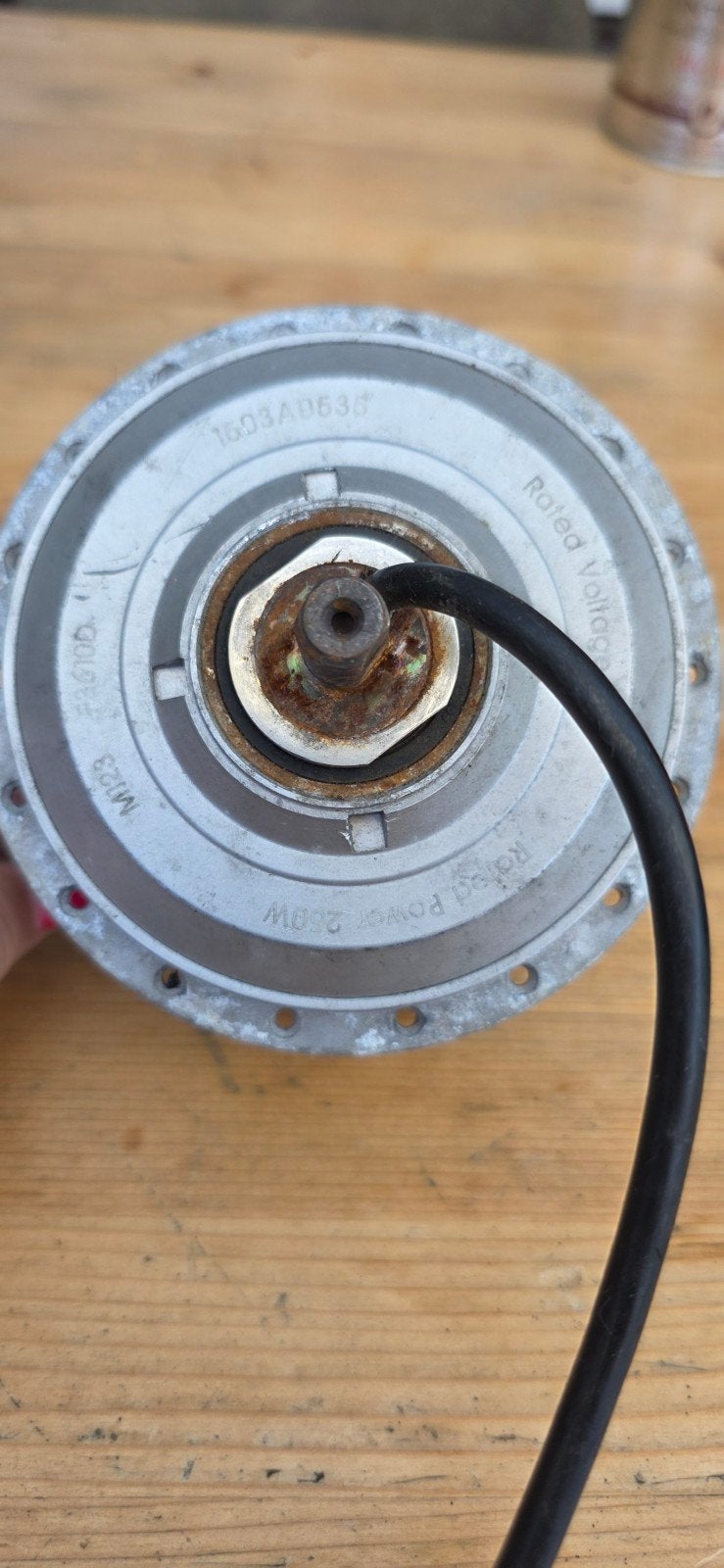 24V 250W E-bike Voorwiel Motor - Gebruikt, Ophalen of Verzenden, Elektrische fiets, Motor