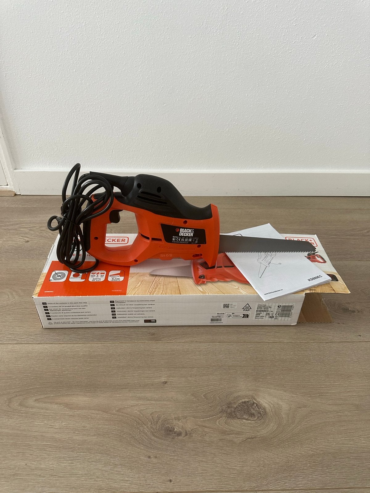 *NIEUW* BLACK+DECKER Scorpion Handzaag 400W (KS880EC-QS), Minder dan 30 mm, Nieuw, Ophalen of Verzenden, Reciprozaag
