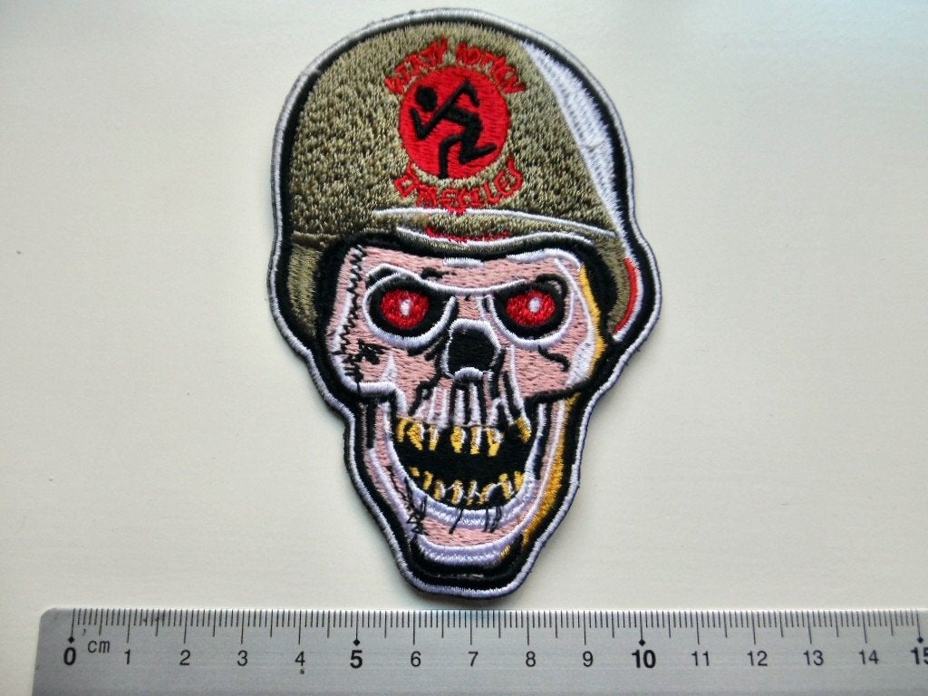 D.R.I. dirty rotten imbeciles shaped patch d292 metal, Verzenden, Nieuw, Kleding