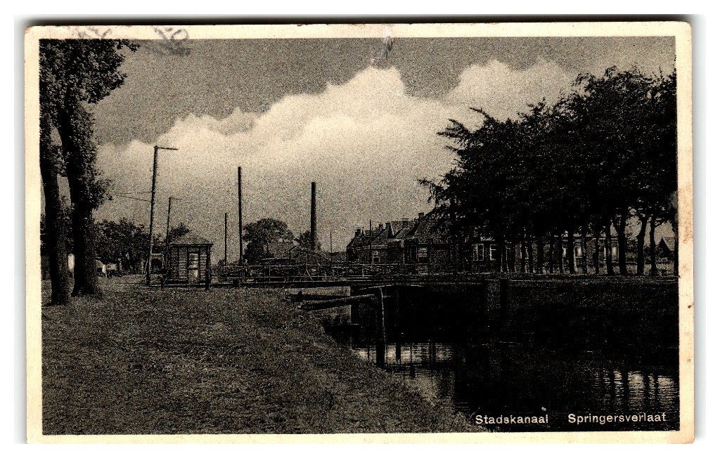 Stadskanaal, Springersverlaat, Ophalen of Verzenden, 1920 tot 1940, Gelopen, Groningen