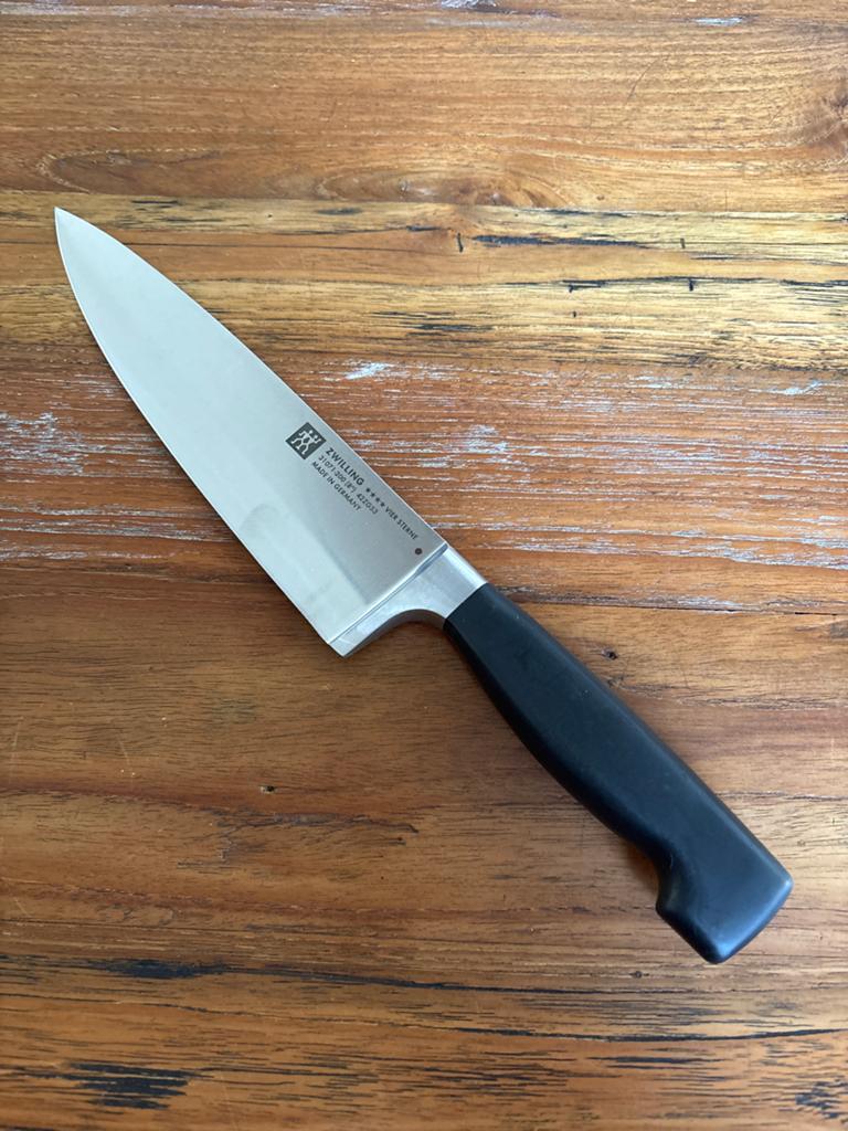 Zwilling Koksmes 20 cm - Vier Sterren, Overige typen, Ophalen of Verzenden, Metaal, Overige merken