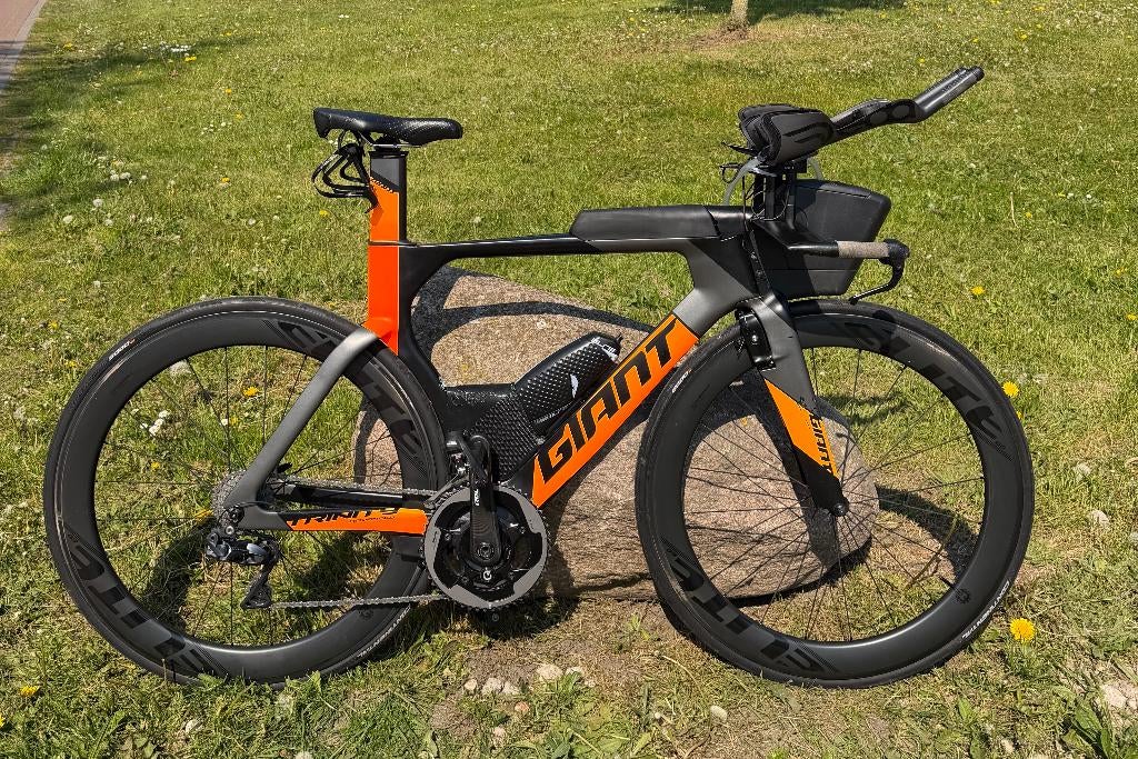 Giant Trinity Advanced 1 | Carbon Triathlon Tijdrit fiets, Ophalen, 28 inch, Gebruikt, Carbon