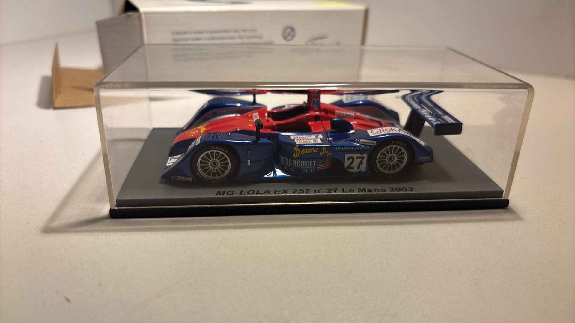 Mg-lola ax 257 #27 le mans 2003 spark 1.43, Overige merken, Auto, Ophalen of Verzenden, A