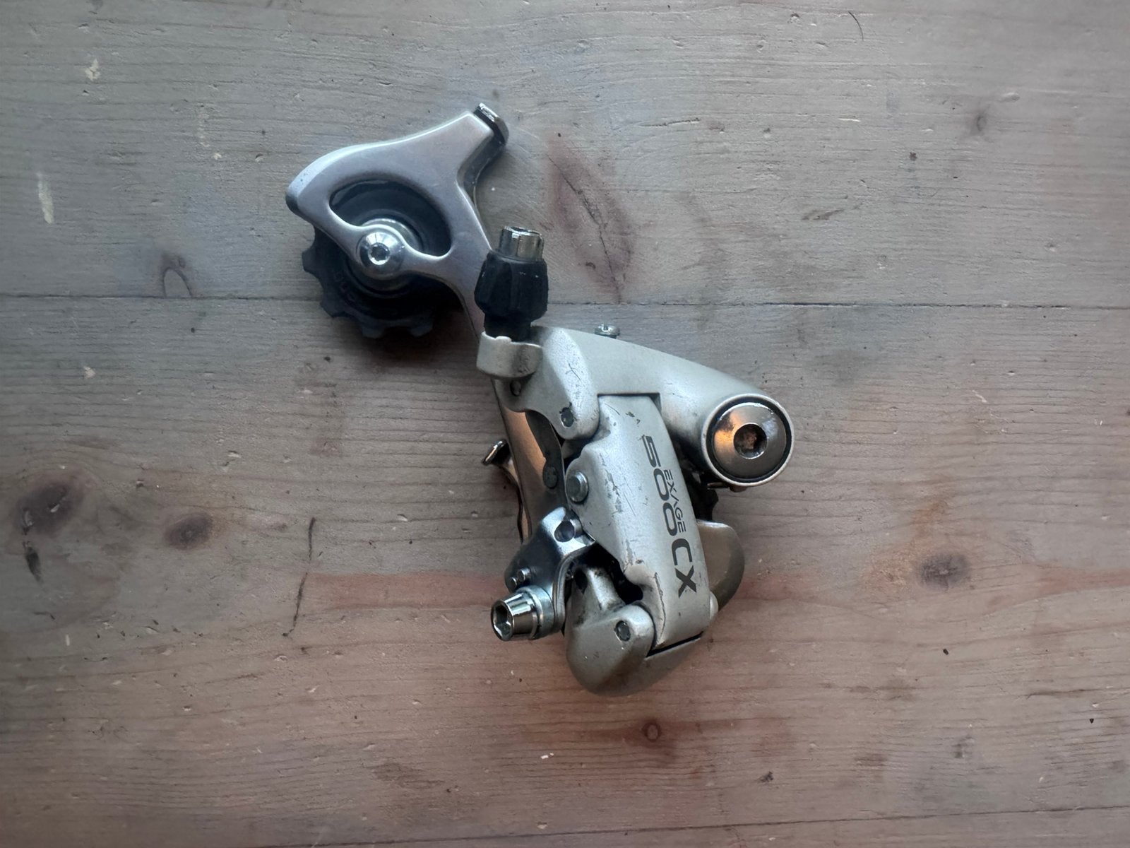 Shimano Exage 500cx achter derailleur, Ophalen of Verzenden, Gebruikt, Gravelbike, Staal