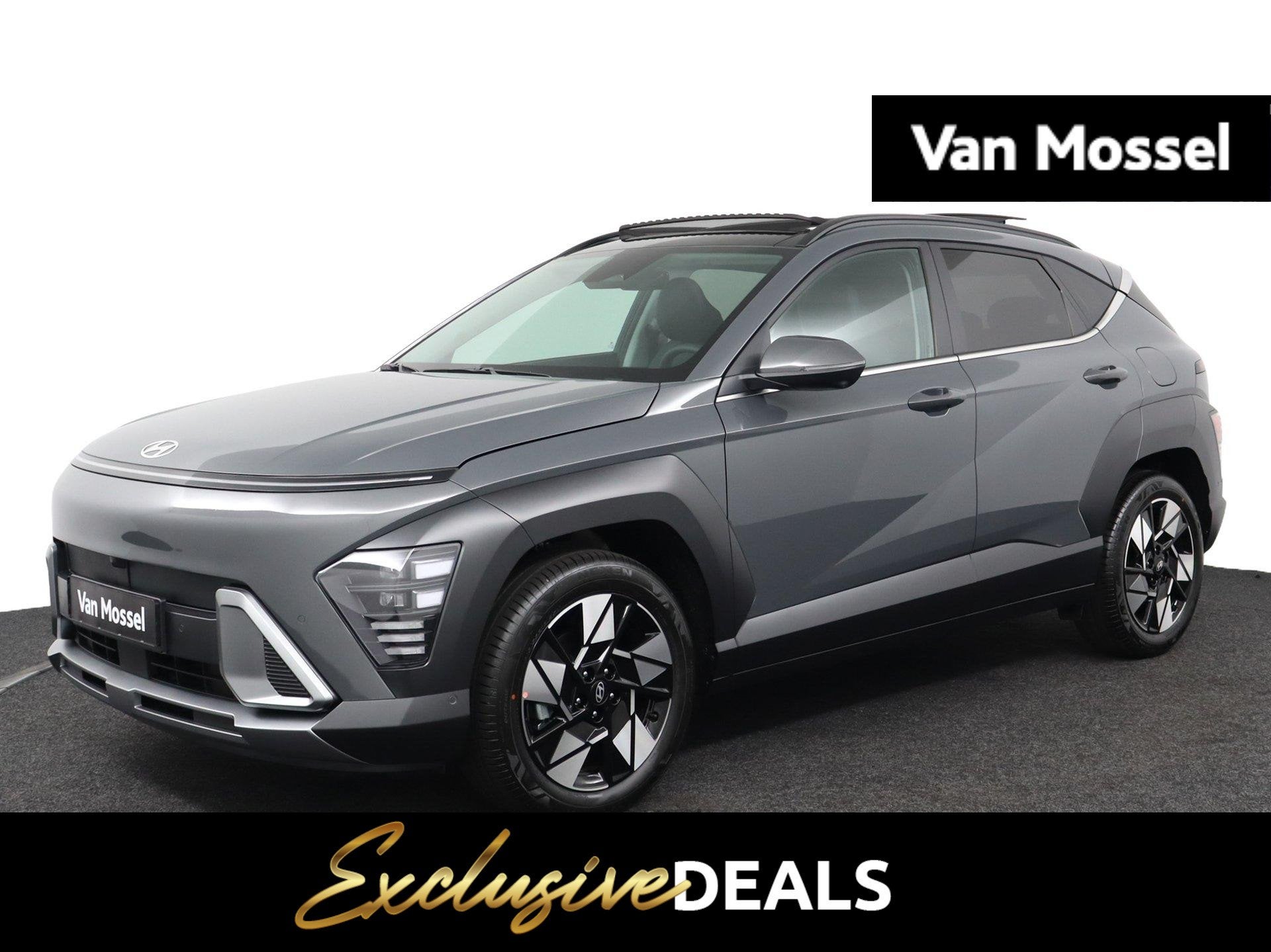 Hyundai Kona 1.6 GDI HEV Premium Sky | Lederen Bekleding | A, Auto's, Hyundai, 137 pk, Leder, Bedrijf, Nieuw