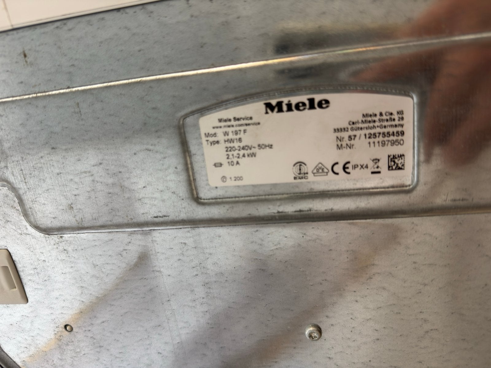 Foto 9 van Miele W197F Bovenlader Wasmachine  A+++ - Serie 120