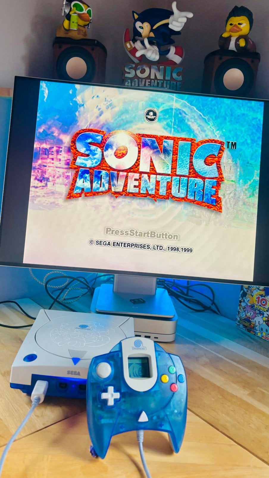 Sega Dreamcast, VMU, HDMI, Noctua, Klokmodule, GDEmu 512gb, Spelcomputers en Games, Ophalen, Met games, Zo goed als nieuw, Saturn of Dreamcast