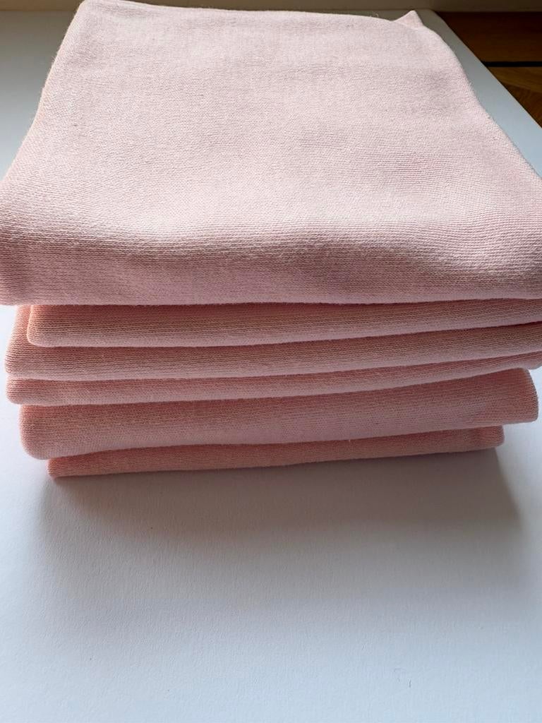 Tricot lapjes 50x50 cm, Verzenden, Zo goed als nieuw, Roze