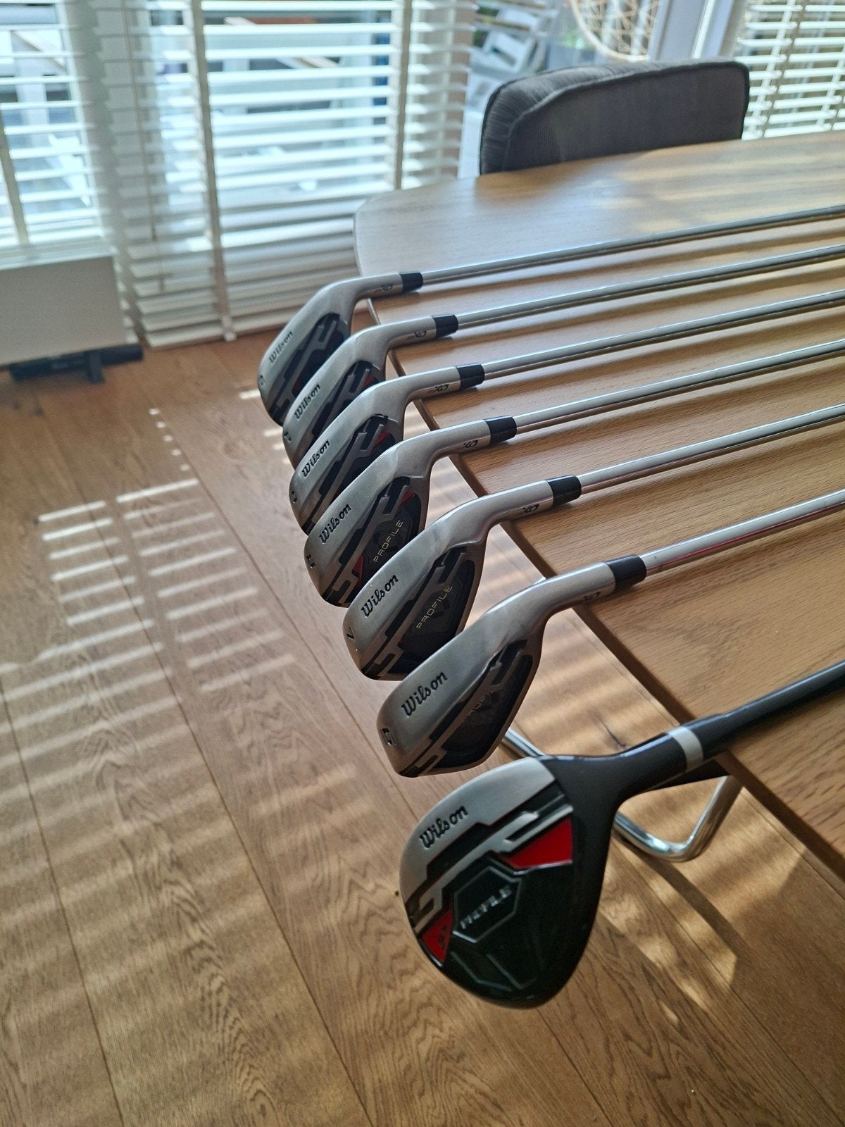 Wilson Profile Golf IJzerset (6-S) en Hybride Club, Sport en Fitness, Ophalen of Verzenden, Zo goed als nieuw, Set, Overige merken