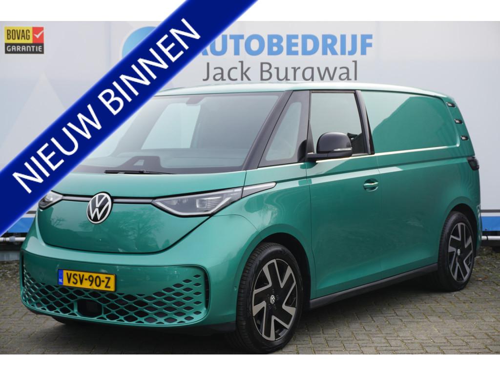Volkswagen ID. Buzz Cargo 77 kWh SOH 100% Trekhaak | Camera, Auto's, Bestelauto's, Automaat, 12 maanden, Achterwielaandrijving