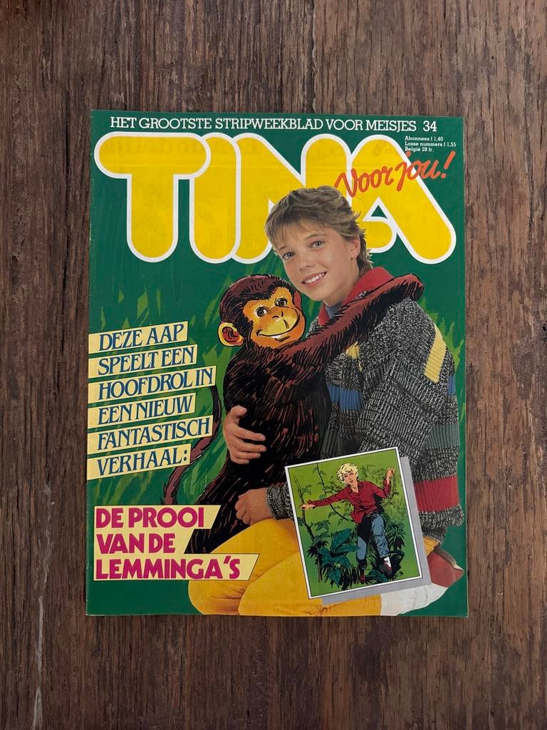 Tina tijdschrift uit 1983 (nr. 34), Ophalen of Verzenden, Gelezen, Damesbladen